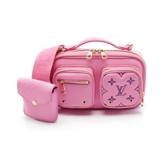 Louis Vuitton Leather Utility Crossbody Rose Handbag M59244