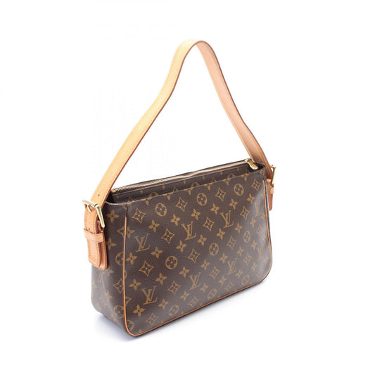 Louis Vuitton Vivacite GM Shoulder Bag Brown