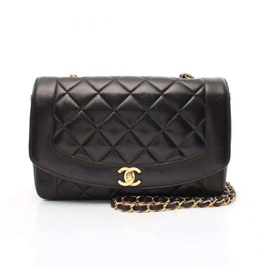 Chanel Lambskin Diana Flap Shoulder Bag A01165