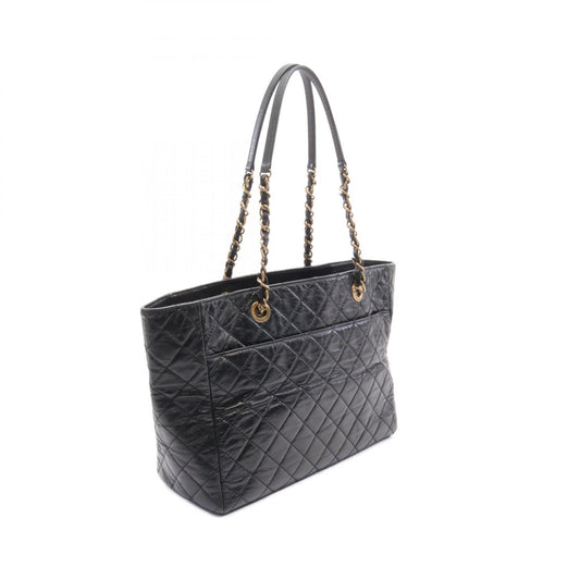 Chanel Matelasse Leather Tote Bag Black