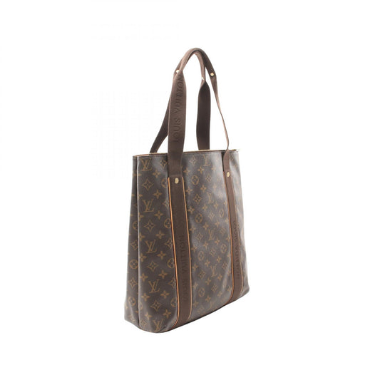 Louis Vuitton Monogram Canvas Leather Tote Bag M53013