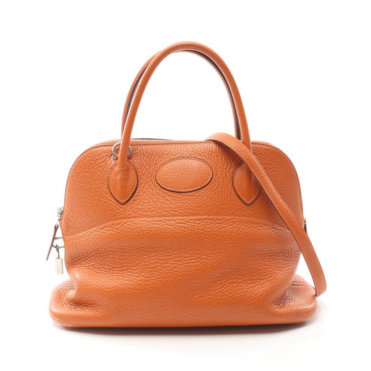Hermes Bolide 31 Leather Handbag