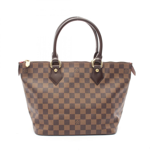 Louis Vuitton Damier Canvas Leather Tote Bag N51183