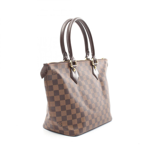 Louis Vuitton Damier Canvas Leather Tote Bag N51183