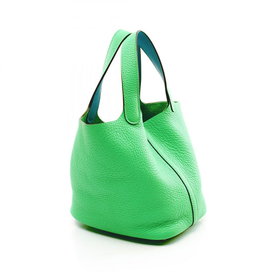 Hermes Picotin Lock PM Handbag Green/Blue