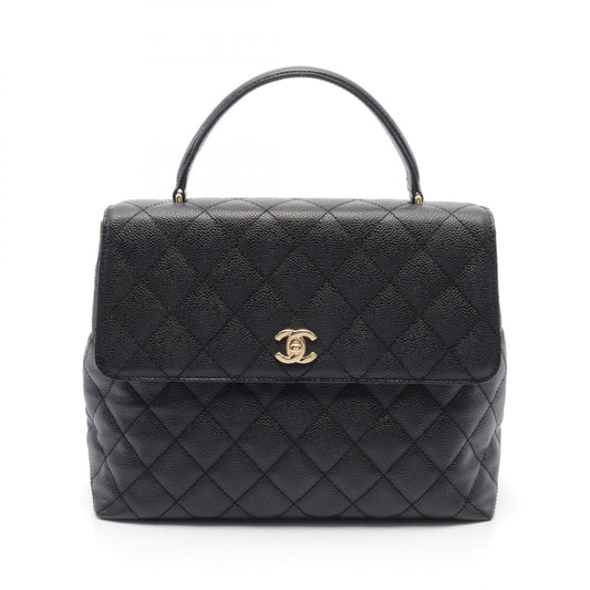 Chanel Matelasse Leather Handbag Black A12397