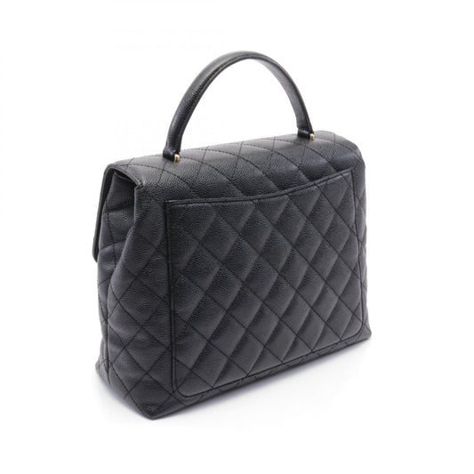 Chanel Matelasse Leather Handbag Black A12397