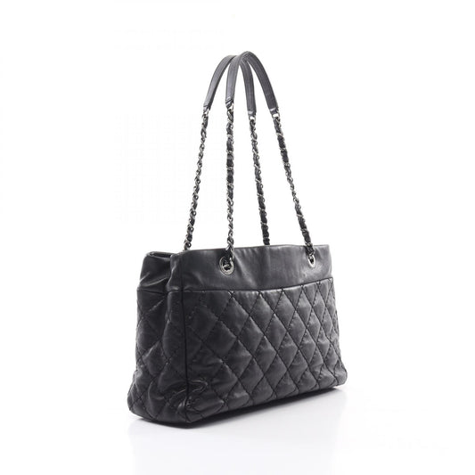 Chanel Wild Stitch Leather Tote Bag
