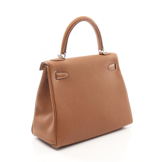 Hermes Kelly 25 Togo Handbag Brown