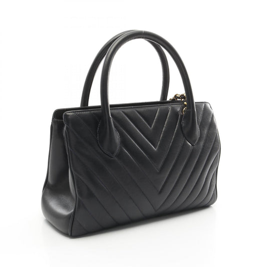 Chanel Chevron V-Stitch Lambskin Handbag