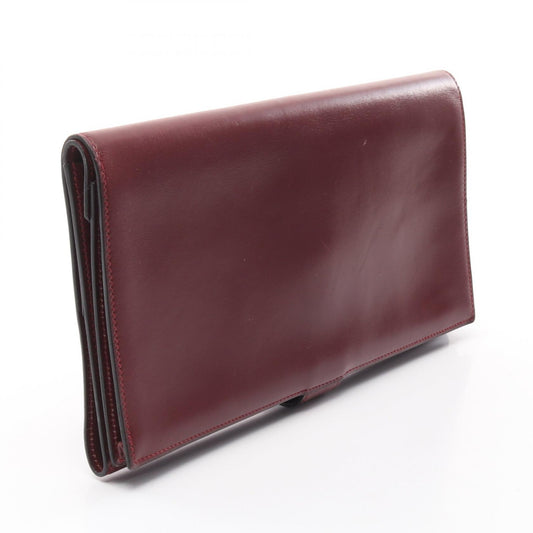 Hermes Box Calf Leather Clutch Bag