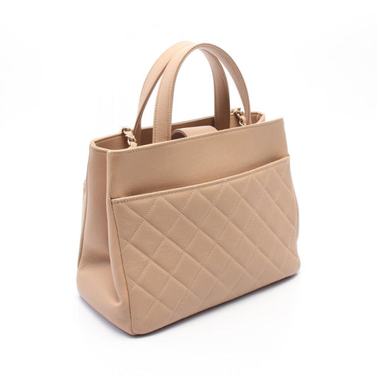 Chanel Leather Business Affinity Shoulder Bag