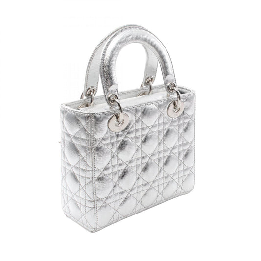 Dior Lady Dior Small Leather Handbag