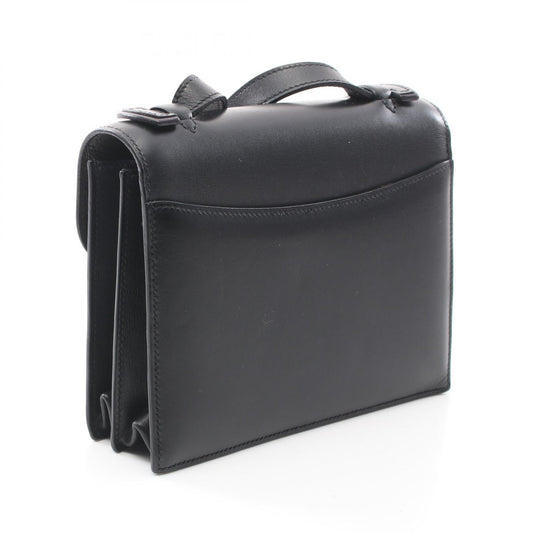 Hermes Box Calf Shoulder Bag Black