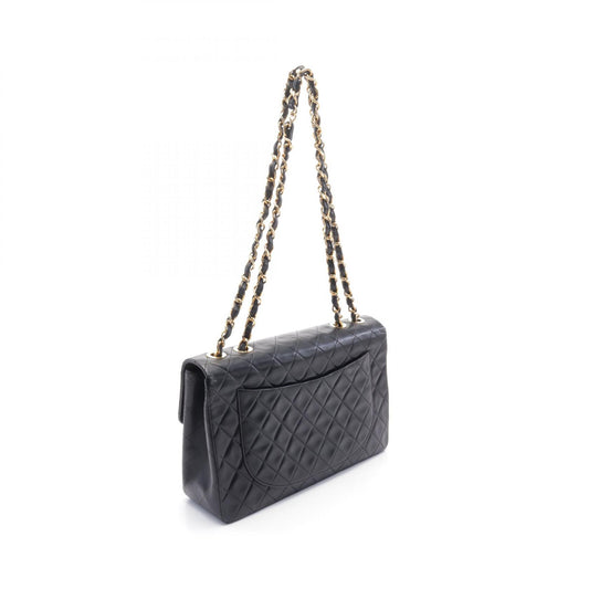 Chanel Lambskin Shoulder Bag Black A01094