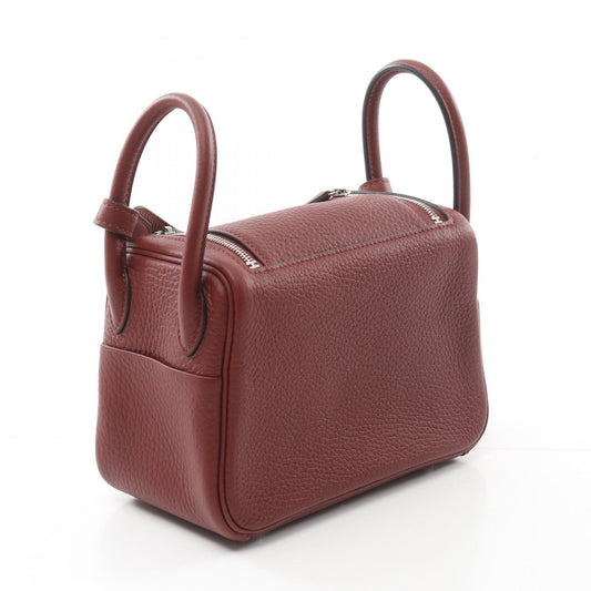Hermes Lindy Mini Shoulder Bag Bordeaux
