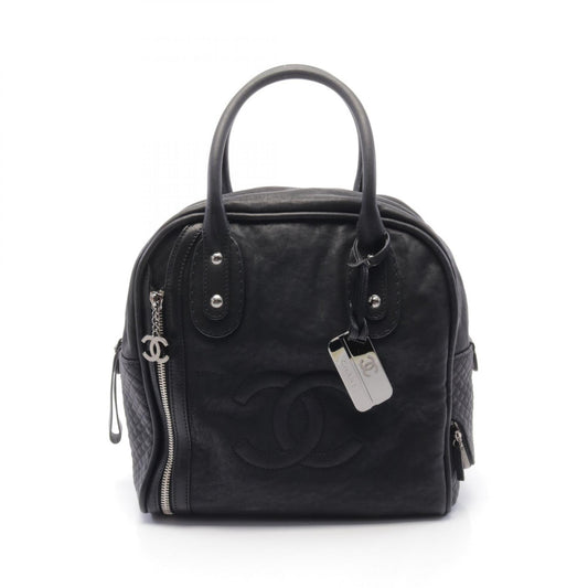 Chanel Leather Coco Mark Bowling Bag