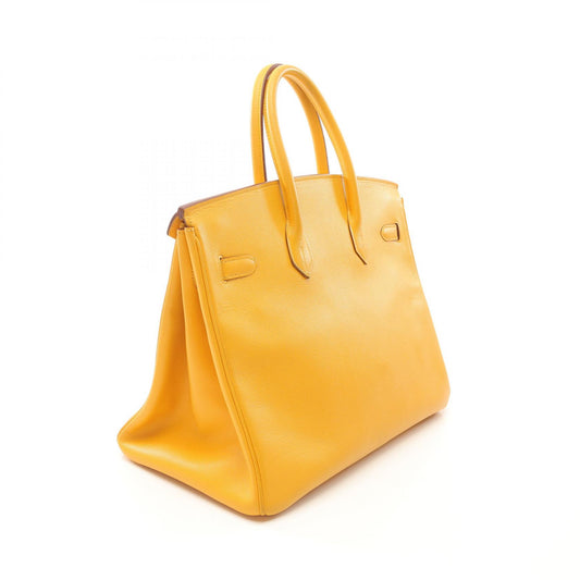 Hermes Birkin 35 Yellow Handbag