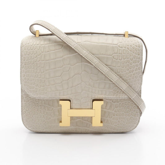 Hermes Constance 3 Mini Alligator Shoulder Bag