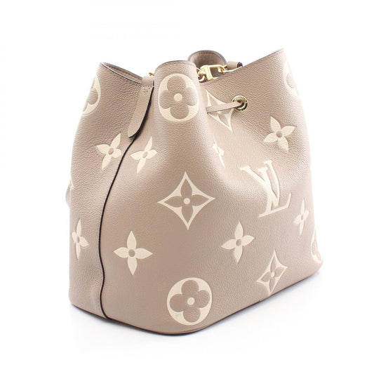 Louis Vuitton NeoNoe MM Bicolor Leather Shoulder Bag