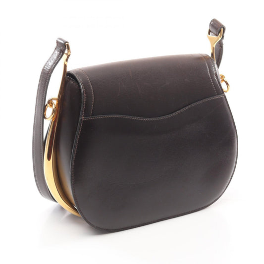 Hermes Box Calf Shoulder Bag Brown