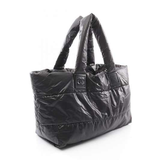 Chanel Coco Cocoon MM Nylon Leather Tote Bag
