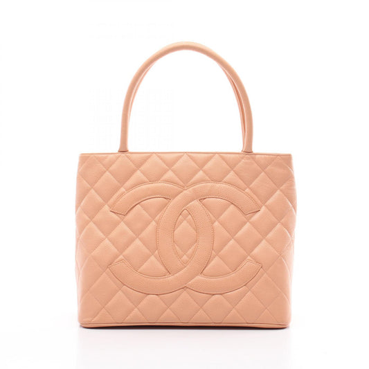 Chanel Caviar Skin Tote Bag Pink A01804