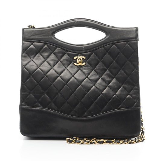Chanel Matelasse Lambskin Handbag Black