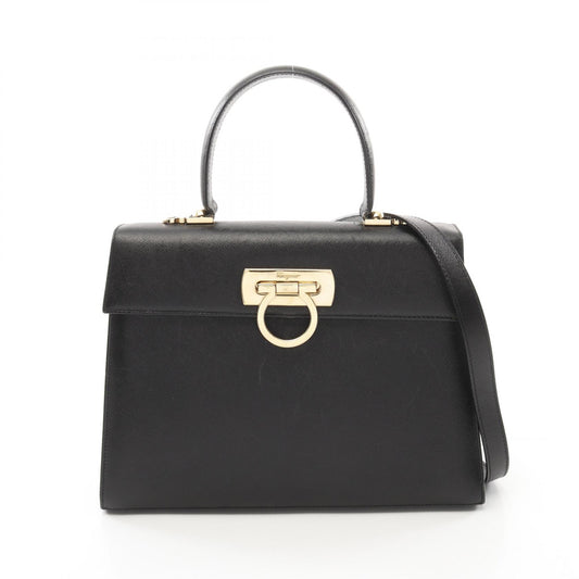 Salvatore Ferragamo Leather Gancini Handbag