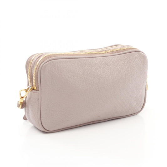 Miu Miu Madras Leather Shoulder Bag 5ZH011