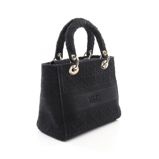Dior Lady D-Lite Medium Cannage Canvas Handbag