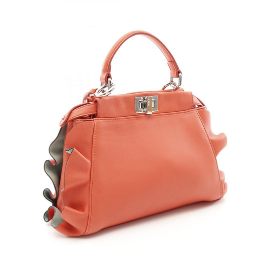 Fendi Mini Peekaboo Leather Handbag 8BN244