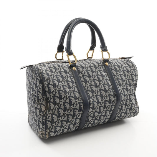 Dior Trotter Canvas Leather Tote Bag