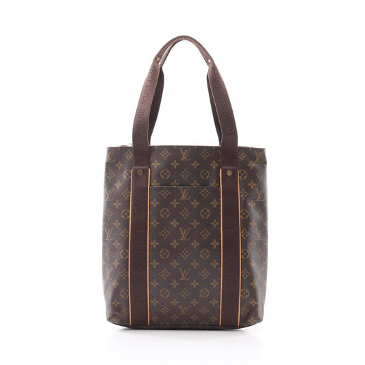 Louis Vuitton Monogram Canvas Leather Tote Bag M53013