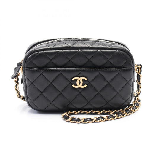 Chanel Lambskin Matelasse Camera Shoulder Bag