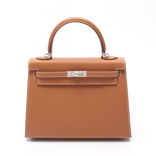 Hermes Kelly 25 Handbag Brown