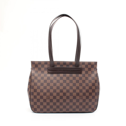 Louis Vuitton Damier Canvas Leather Parioli PM Tote Bag N51123