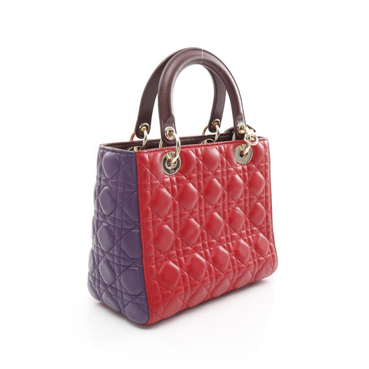 Dior Lady Dior Cannage Leather Handbag
