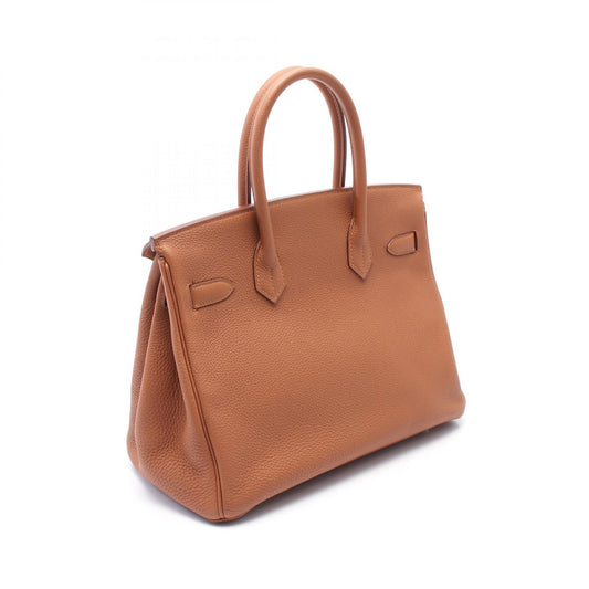 Hermes Birkin 30 Officer Handbag Brown/Yellow
