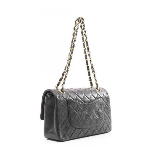 Chanel Lambskin Matelasse W Flap Shoulder Bag