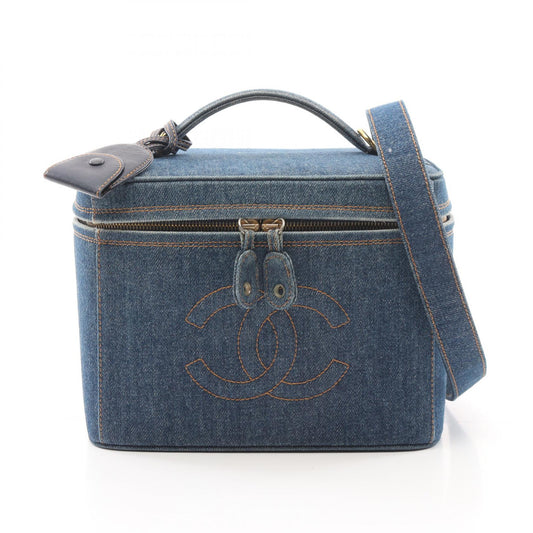 Chanel Denim Coco Mark Handbag