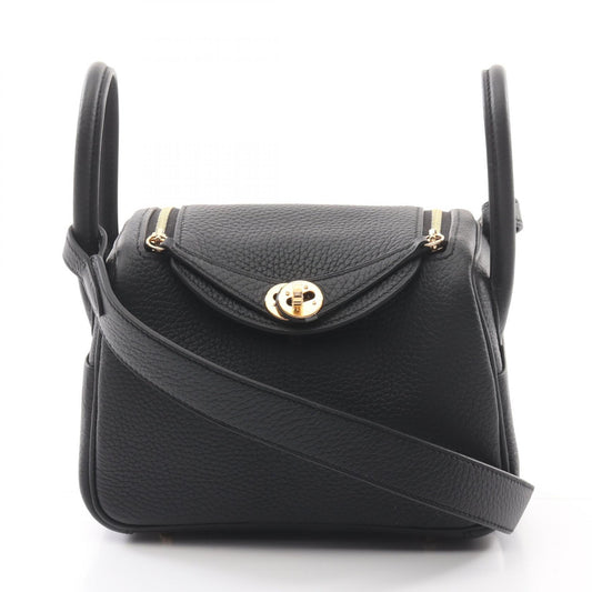 Hermes Lindy Mini Shoulder Bag Black