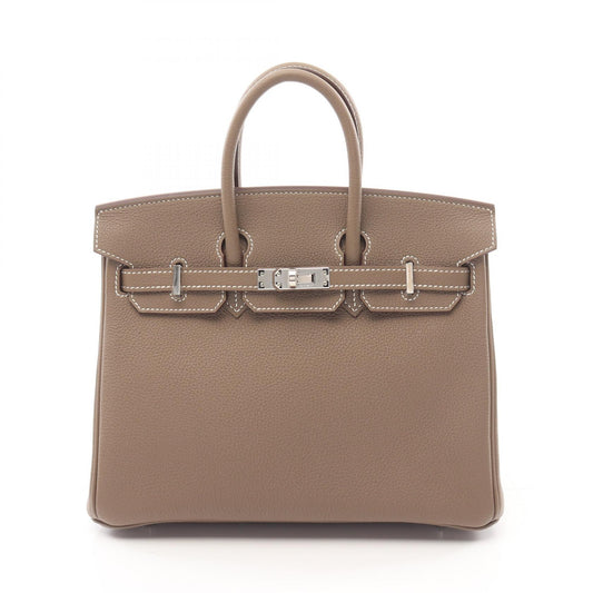 Hermes Birkin 25 Etoupe Togo Handbag