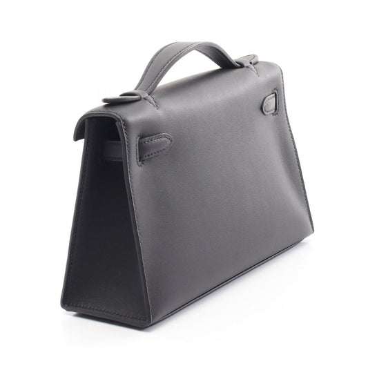 Hermes Mini Kelly Pochette Leather Handbag