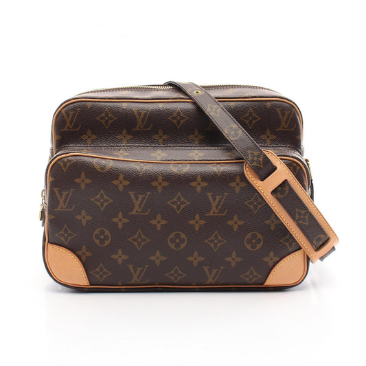 Louis Vuitton Nile Shoulder Bag Monogram Brown