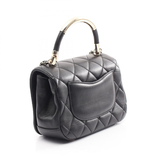 Chanel Lambskin Matelasse Shoulder Bag Black