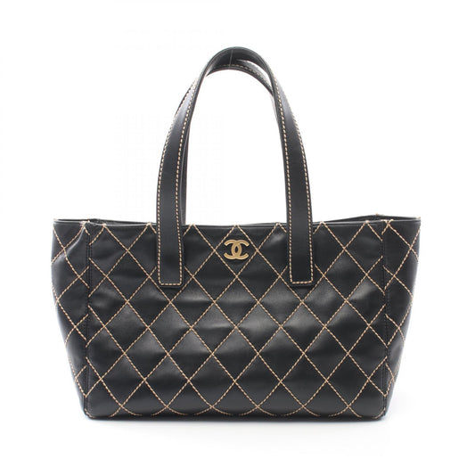 Chanel Wild Stitch Leather Tote Bag