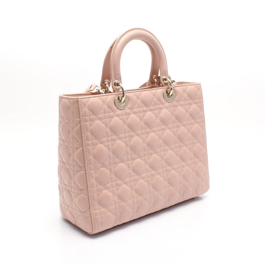 Dior Lady Dior Large Cannage Leather Handbag