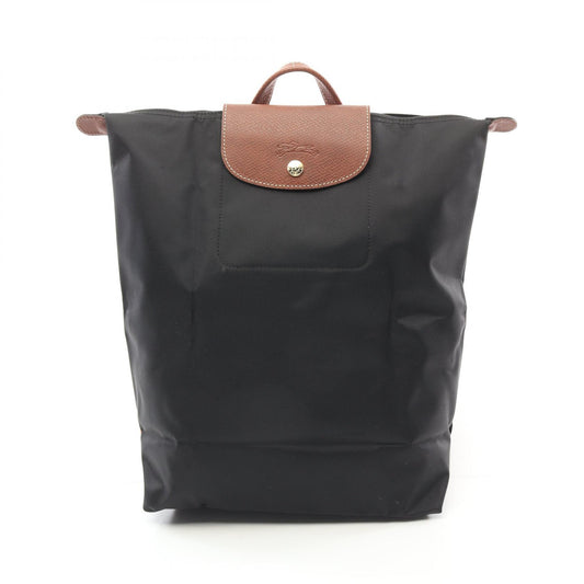Longchamp Le Pliage Original M Backpack Fabric Leather