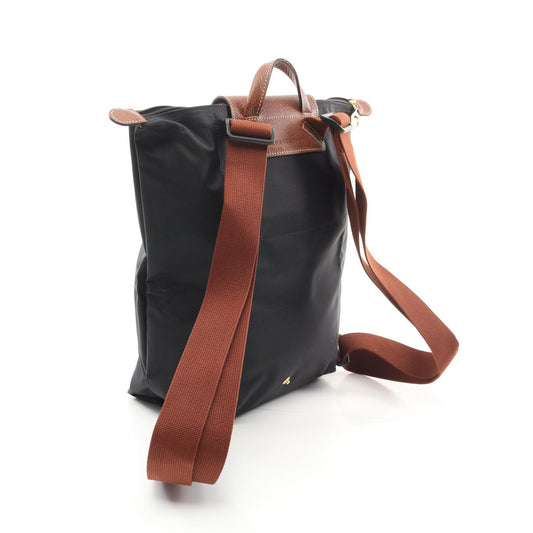 Longchamp Le Pliage Original M Backpack Fabric Leather